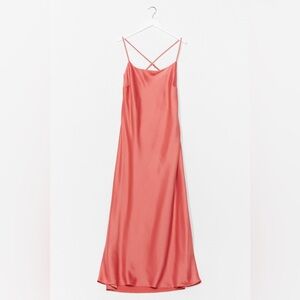 Nasty Gal Sleeking for Ourselves Plus Satin Midi